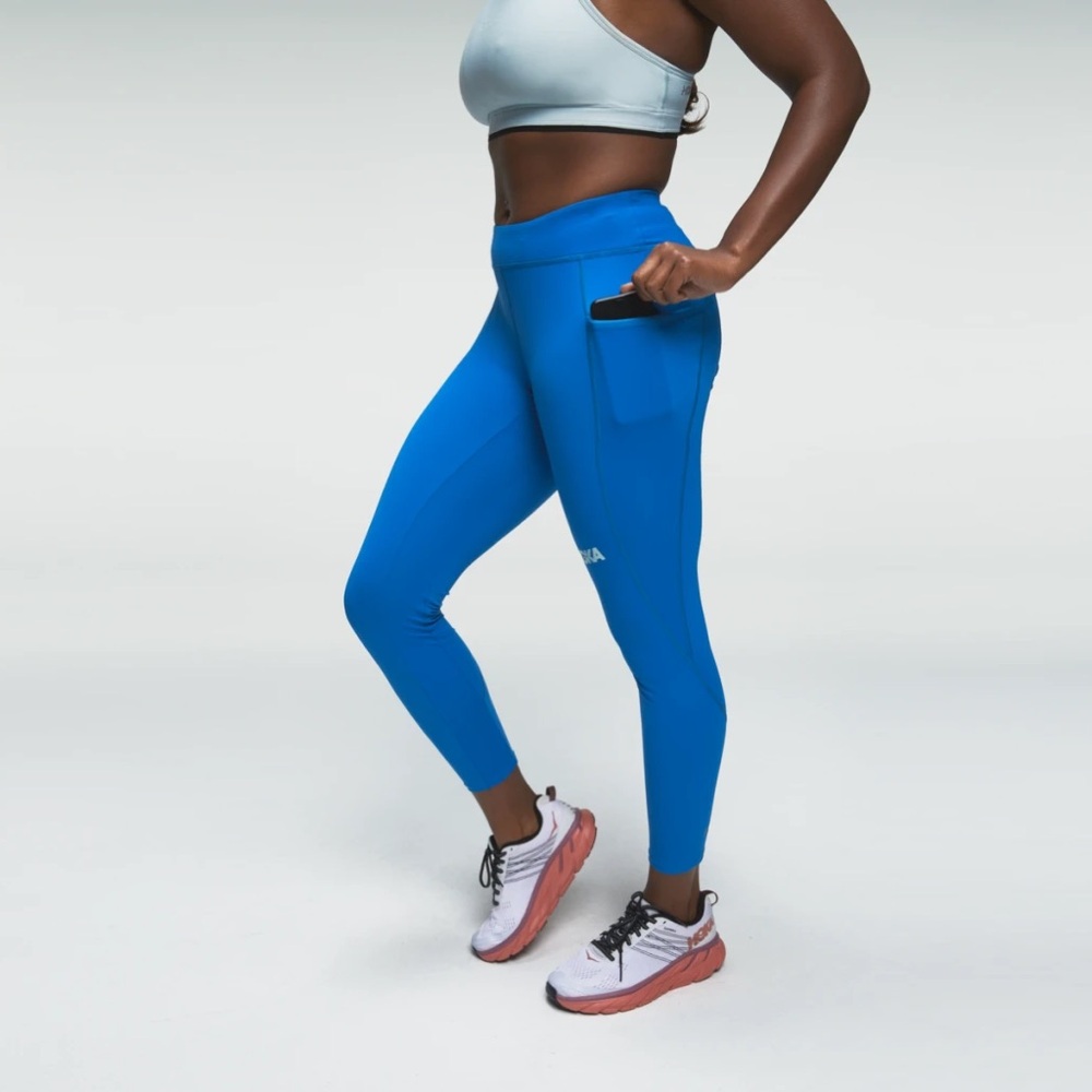 Hoka | Blue Athletic Performance Leggings Size S